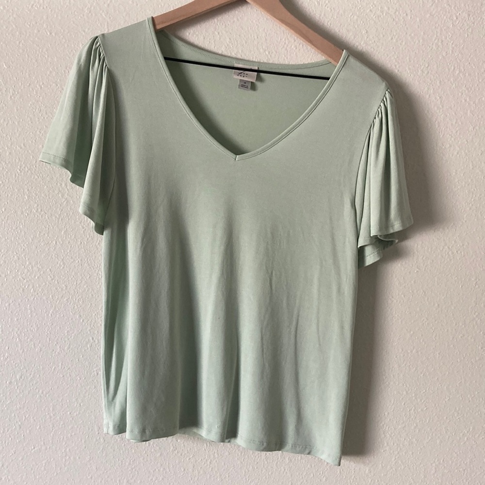 Cute light sage green blouse